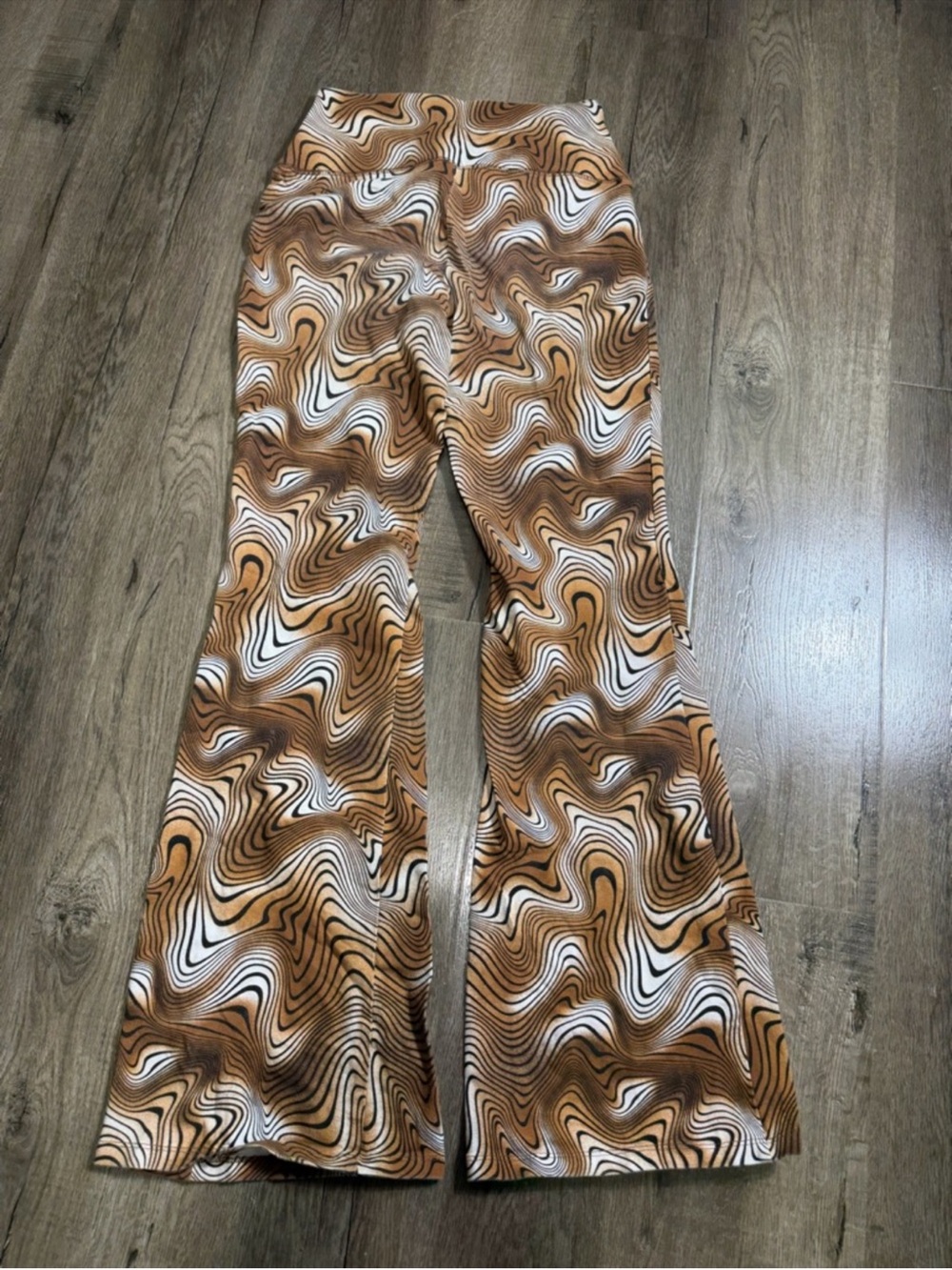wild fable Brown & White Swirl Print Pants - Picture 2 of 6